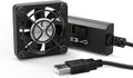 40mm USB Fan with 3 Speed Control USB Ventilator 5V Max 5300RPM High Flow VR Cooling Fan Compatible for Receiver DVR