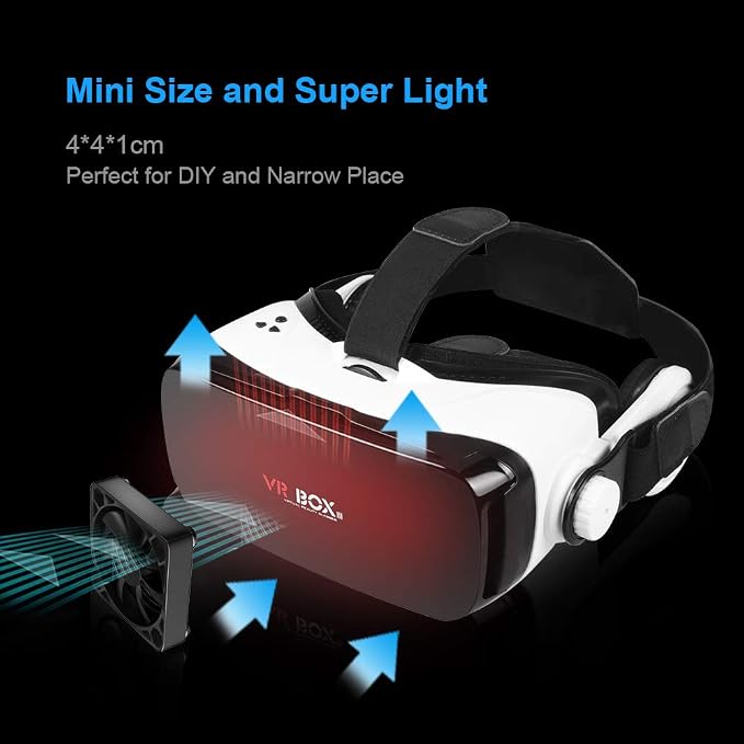40mm USB Fan with 3 Speed Control USB Ventilator 5V Max 5300RPM High Flow VR Cooling Fan Compatible for Receiver DVR