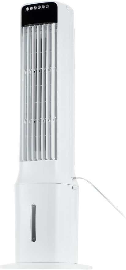 41 Inch Portable Air Conditioners, Cooling Fans that Blow Cold Air with 24H Timer, 4 Modes & 3 Speeds, Dual Water Tank, 4 Ice