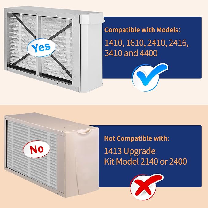 410 Replacement Filter Compatible with Air Purifier Models 1410 1610 2410 2416 3410 4400, Merv 11, alternate view 2