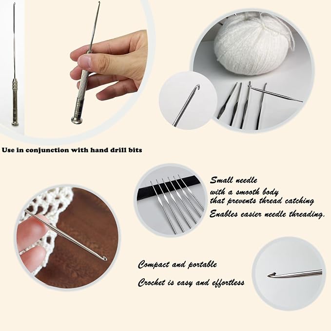 41PCS Mold Punch Wicking Needle Tools Inserting Tool for Candle Making Adjustable Punch Needle Long Silicone, alternate view