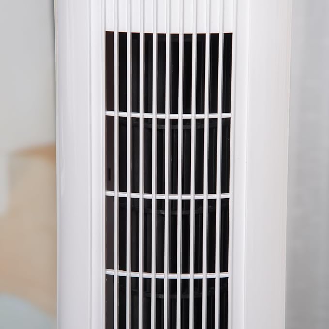 42" 3-In-1 Evaporative Air Cooler, Ice Cooling Fan with Humidifier and with Water Tank, 60° Oscillating Portable Swamp Cooler