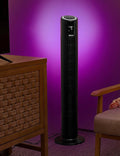 42" Digital Tower Fan with Accent Light, ClearRead Display, High/Low Brightness Level, 90° Oscillation, 5 Speeds, 4 Modes