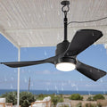 42" Gazebo Fans Outdoor Hanging with Remote Waterproof,Outdoor Ceiling Fan for Patios with Light, Plug in Cord Outlet Hook