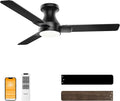 42 inch Ceiling Fans with Lights,3 Blades,6CCT, Low Profile Ceiling Fan with Light and Remote Control,Ceiling Fan for