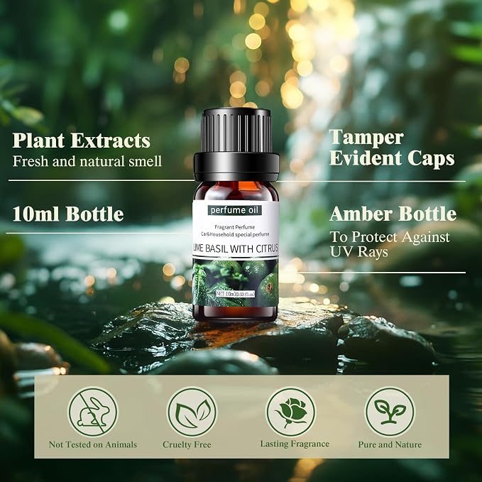 42 Pcs Essential Oil Set for Diffuser 10ml Each Fragrance Oil for Candle Making, Soap Making, Aromatherapy, alternate product