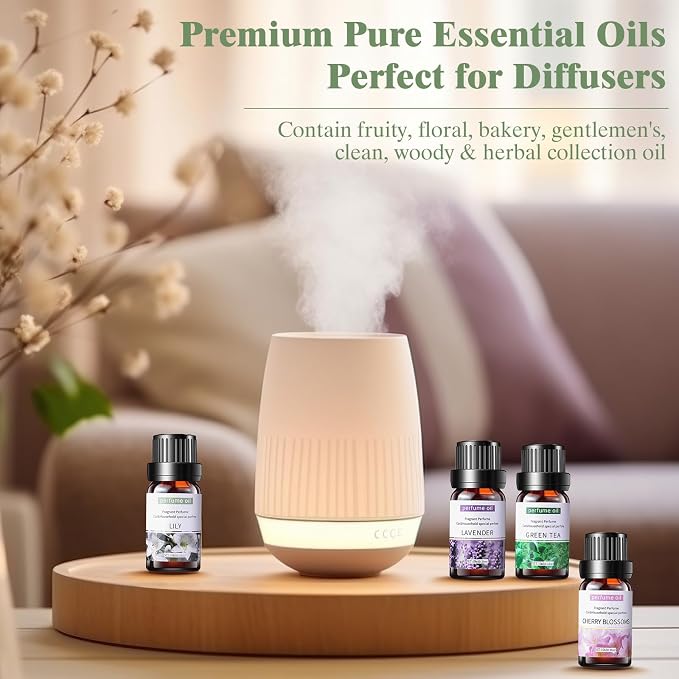 42 Pcs Essential Oil Set for Diffuser 10ml Each Fragrance Oil for Candle Making, Soap Making, Aromatherapy, alternate product