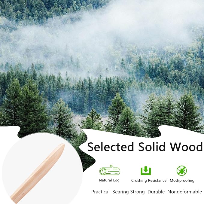 42" Wood Ceiling Fans with Lights and Remote Control,Indoor Outdoor 3 Blades Wooden Ceiling Fan for Garage,Patio,Living