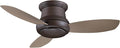 44" LED FLUSH MOUNT CEILING FAN,Oil-Rubbed Bronze (LED Light), product image