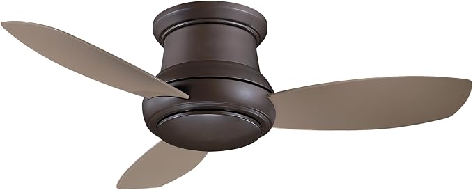 44" LED FLUSH MOUNT CEILING FAN,Oil-Rubbed Bronze (LED Light), product image