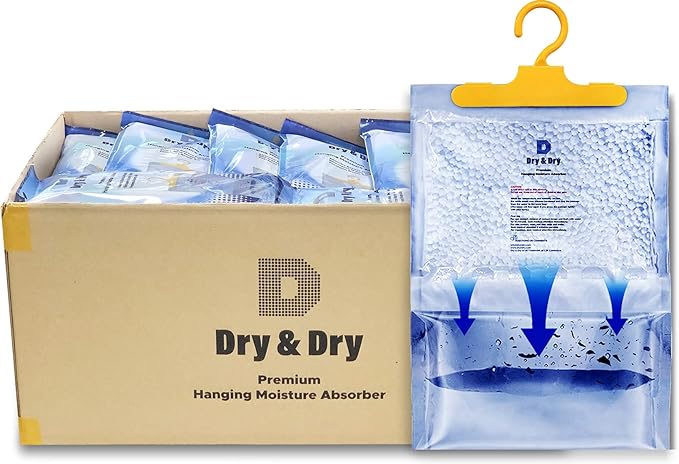 44 Pack[14 OZ] Moisture Absorbers Dehumidifiers for Home Dehumidifier for Basement Dehumdifiers for Bedroom Small, product