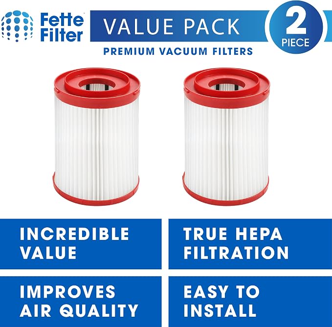 49-90-1977 Large Wet/Dry Vacuum HEPA Filter Compatible with M18 Fuel Wet/Dry Vacuums Models 0910-20, alternate view