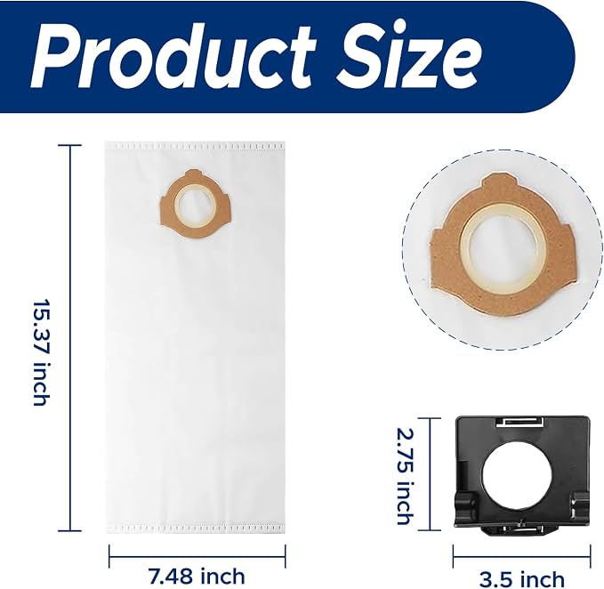49-90-2016 Fleece Dust Bags for 0960-20, 0960-21 M12 FUEL 1.6 Gallon Wet/Dry Vacuum & 0970-20 M18 FUEL, alternate