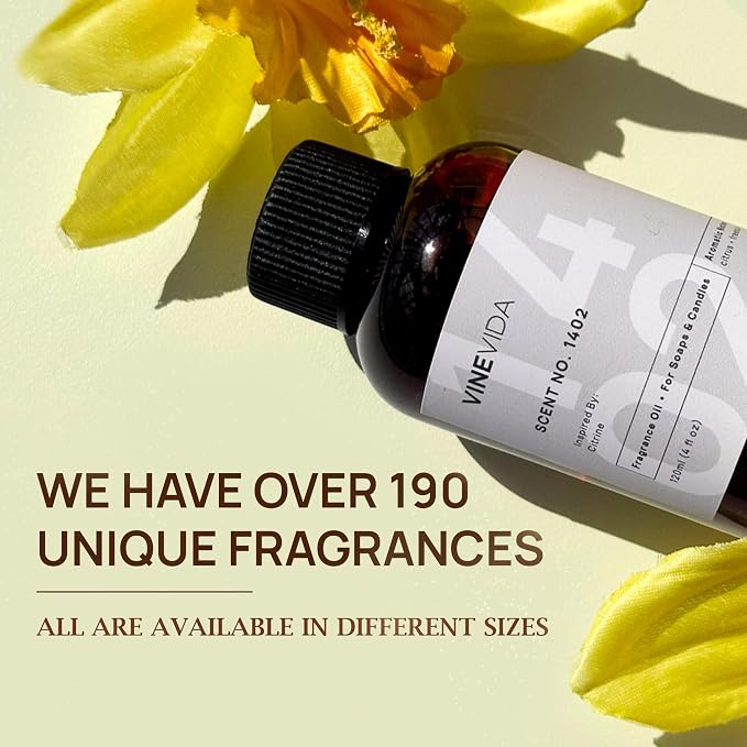 [4oz] Cucumber Melon Fragrance Oil for Candle Making and Soap Making - Premium Candle Scents for Soy Candles, alternate
