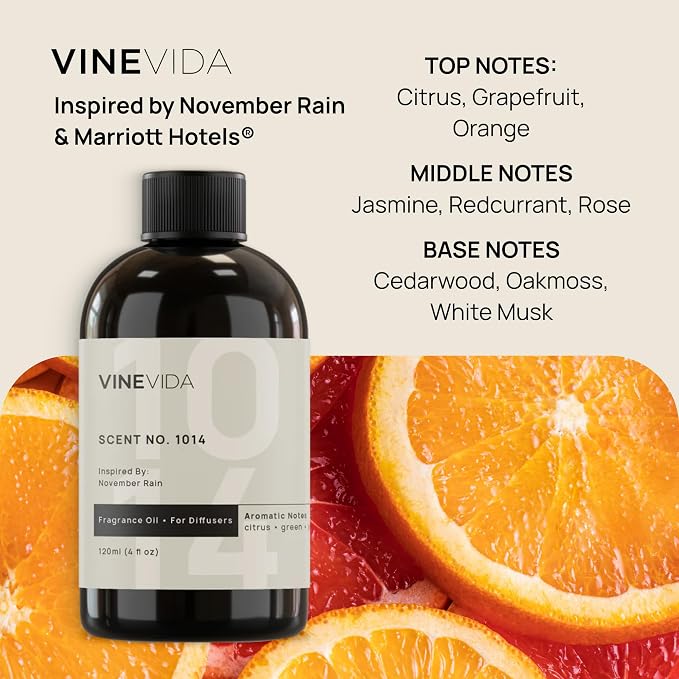 (4oz) Hotel Fragrance Diffuser Oil - Hotel Scents Diffusers for Home - Cold Air Diffuser Oil - Hotel Scent Essential Oil