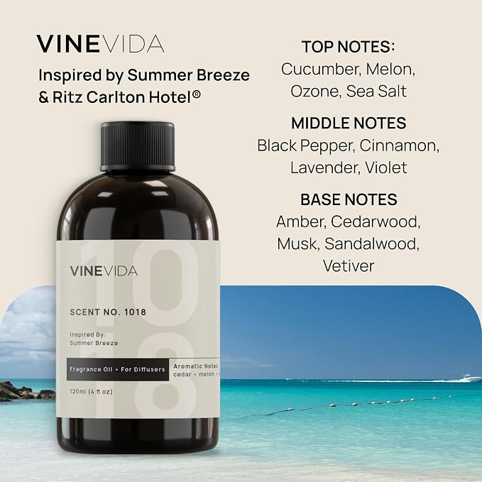 (4oz) Hotel Fragrance Diffuser Oil - Hotel Scents Diffusers for Home - Cold Air Diffuser Oil - Hotel Scent Essential Oil