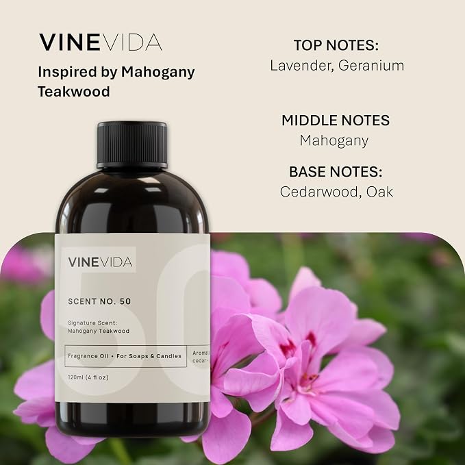 [4oz] Mahogany Teakwood Fragrance Oil for Candle Making and Soap Making - Premium Candle Scents for Soy Candles, alternate