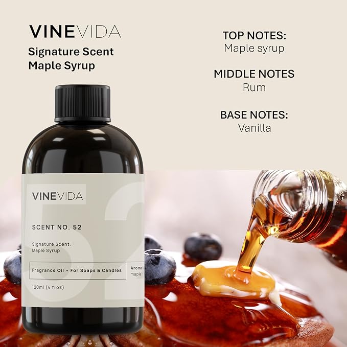 [4oz] Maple Syrup Fragrance Oil for Soap Making Scents for Candle Making, Perfume Oils, Soy Candles, Home Scents, alternate