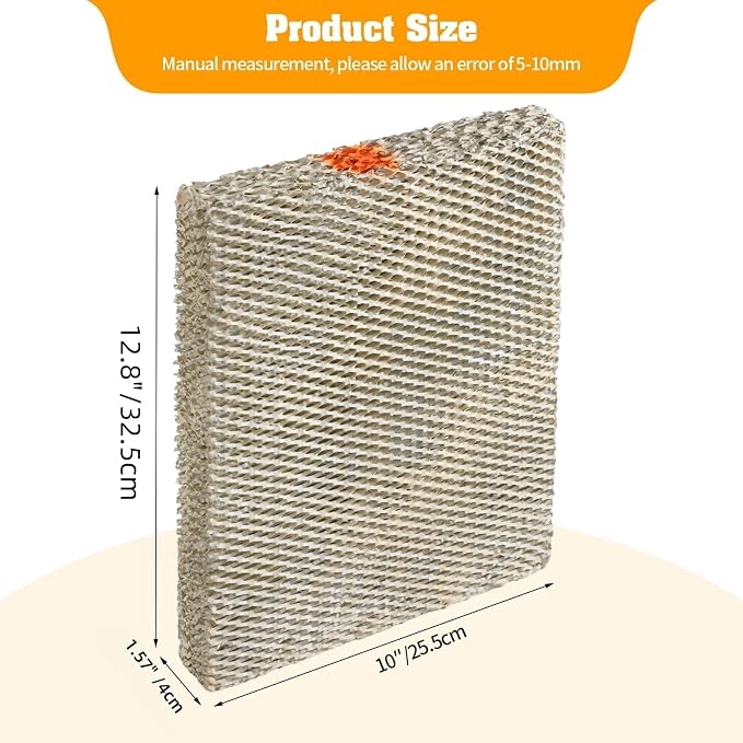 4Pack 35 Water Panel Humidifier Replacement Filter Made of Aluminum Mesh Compatible with Whole-House Humidifier