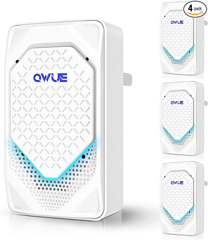 4Pack Plug in Air Ionizer, Negative Ion Air Purifier Plug In, Mini Filterless Air Freshener Quiet Air Cleaner Portable Air