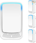 4Pack Plug In Air Purifier for Home Mini Ionic Air Purifier for Small Room Quiet Working Air Ionizers for Home,Office