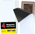 4Pack Strong Magnetic Vent Covers, Magnets for Home Floor Standard Air Register, 5.5" x 12" Magnetics for Floors