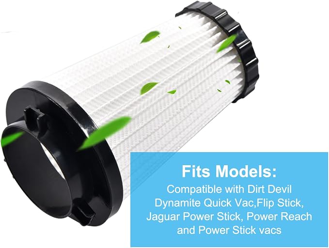 4Pcs Replacement HEPA Vacuum Filter Compatible with F2 Part #3SFA11500X, alternate product view 2