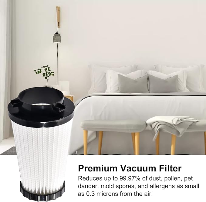 4Pcs Replacement HEPA Vacuum Filter Compatible with F2 Part #3SFA11500X, alternate product view 7