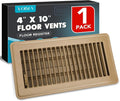 4x10 Floor Register, Brown Floor Vent Covers,Heavy Duty Steel Walkable Floor Vents,Vent Covers for Home Floor, product image