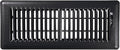 4x12 Floor Register – Black Heavy Duty Metal Floor Vent Cover for Home Floors - Premium Forced Air Vent Covers, product image