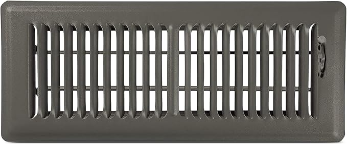 4x12 Floor Register – Bronze Heavy Duty Metal Floor Vent Cover for Home Floors - Premium Forced Air Vent Covers, product