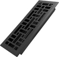 4x12 Inches Heavy Duty Walkable Floor Register Easy Adjust Air Supply Lever Floor Vents - Seattle Design - Vent Cover for