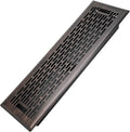 4x14 Inches Heavy Duty Walkable Floor Register - Easy Adjust Air Supply Lever Decorative Floor Vent Covers, Boston Design