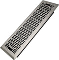 4x14 Inches Heavy Duty Walkable Floor Register - Easy Adjust Air Supply Lever Decorative Floor Vent Covers, Boston Design