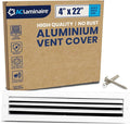 4x22 Inch (Duct Opening) Aluminum 1-Way Air Flow Vent – HVAC Vent Cover for Wall or Ceiling – Quiet HVAC Wall Register with