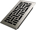 4x8 Inches Heavy Duty Walkable Floor Register Easy Adjust Air Supply Lever Floor Vents - Seattle Design - Vent Cover for Home