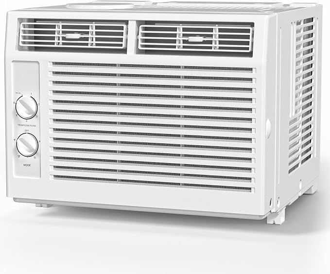 5,000 BTU Small Window Air Conditioner Unit Cool Up to 150 Sq.ft, Window AC Unit with Cool and Fan Mode, Quiet