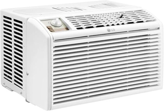 5,000 BTU Window Air Conditioner, 115V, AC Window Unit Cools 150 Sq.Ft. (10' x 15' Room Size), Perfect for Bedrooms, Quiet AC
