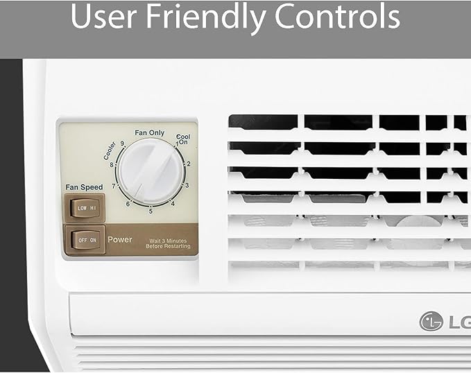 5,000 BTU Window Air Conditioner, 115V, AC Window Unit Cools 150 Sq.Ft. (10' x 15' Room Size), Perfect for Bedrooms, Quiet AC