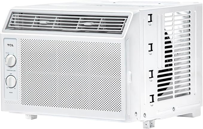 5,000 BTU Window Air Conditioner, 150 Sq. Ft., Easy-to-Use, Reusable Filter, Compact Design - H5W33M, product image