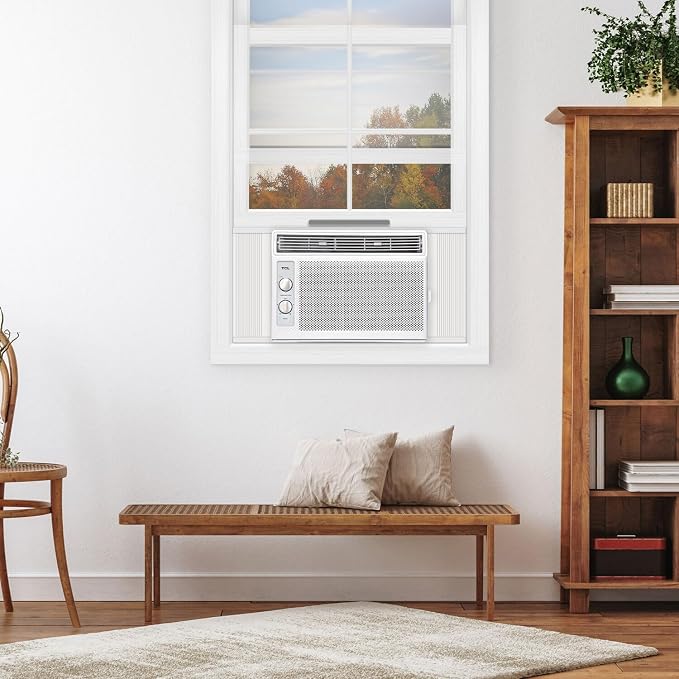 5,000 BTU Window Air Conditioner, 150 Sq. Ft., Easy-to-Use, Reusable Filter, Compact Design - H5W33M, alternate product view