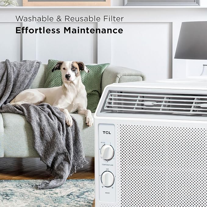 5,000 BTU Window Air Conditioner, 150 Sq. Ft., Easy-to-Use, Reusable Filter, Compact Design - H5W33M, alternate product view
