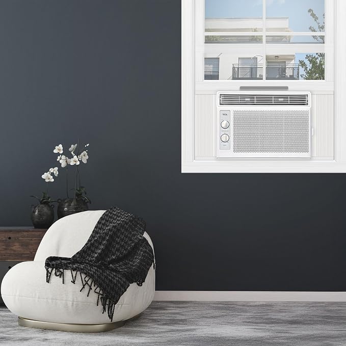5,000 BTU Window Air Conditioner, 150 Sq. Ft., Easy-to-Use, Reusable Filter, Compact Design - H5W33M, alternate product view