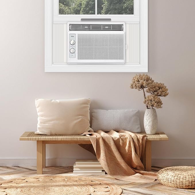 5,000 BTU Window Air Conditioner, 150 Sq. Ft., Easy-to-Use, Reusable Filter, Compact Design - H5W33M, alternate product view