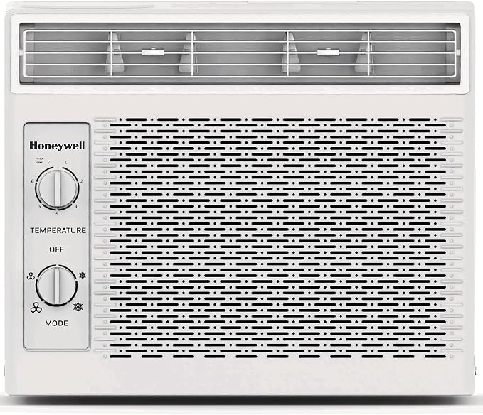 5,000 BTU Window Air Conditioner, Adjustable Thermostat, 7 settings, Quiet, 150 sq ft Coverage, product image
