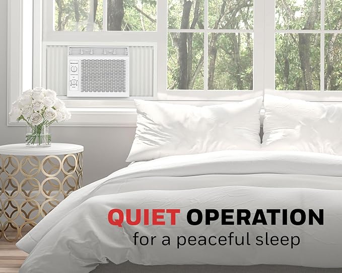5,000 BTU Window Air Conditioner, Adjustable Thermostat, 7 settings, Quiet, 150 sq ft Coverage, alternate product view 4