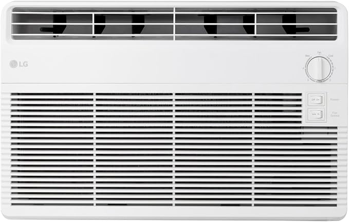 5,000 BTU Window Air Conditioner, Cools 150 Sq.Ft. (10' x 15' Room Size), Quiet Operation, 2 Cooling & Fan Speeds, 2-Way Air