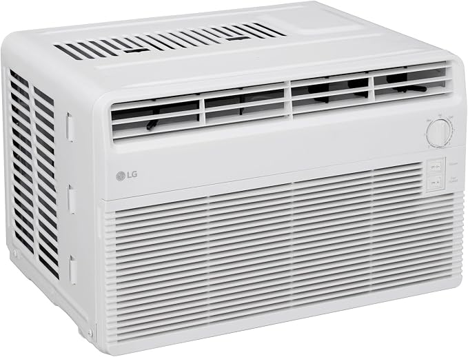 5,000 BTU Window Air Conditioner, Cools 150 Sq.Ft. (10' x 15' Room Size), Quiet Operation, 2 Cooling & Fan Speeds, 2-Way Air