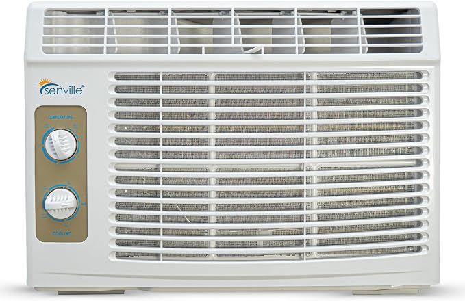 5,000 BTU Window Air Conditioner, Cools Up to 150 Sq. Ft., Easy to Use Mechanical Control, Washable Filter, product image