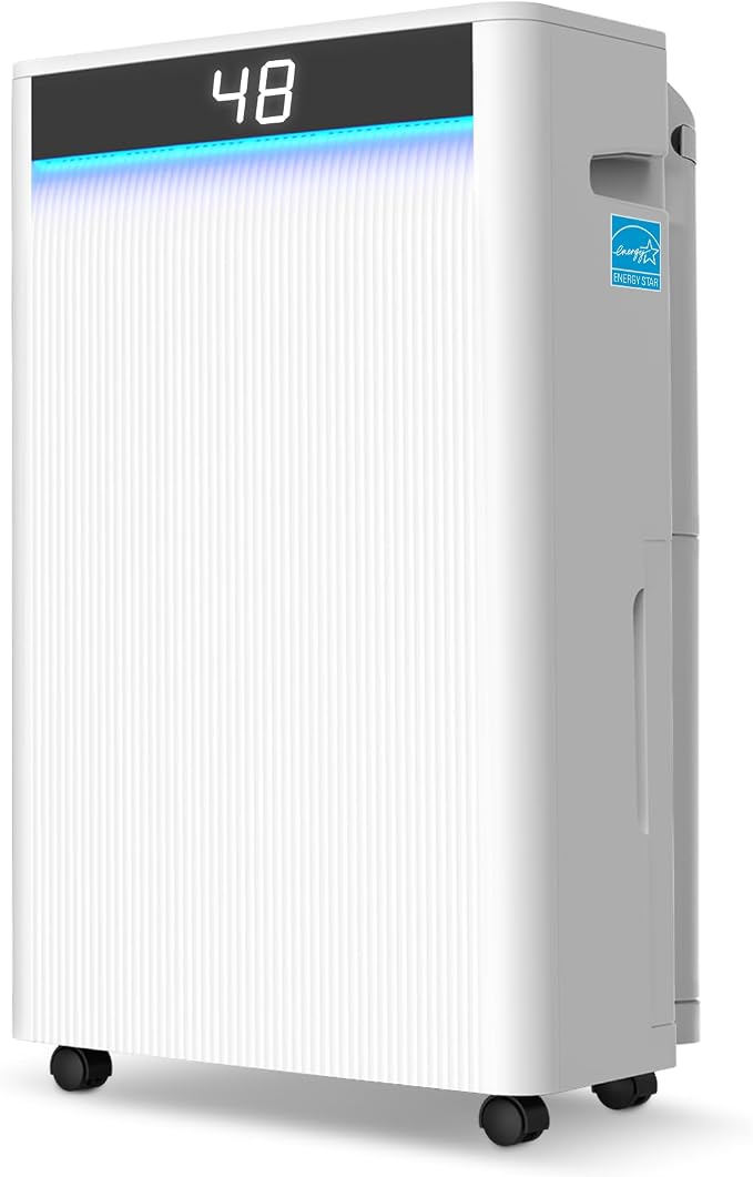 5,000 Sq.Ft 2025 Energy Star Max 95 Pint/Day Dehumidifier for Basement, Bedroom, Home, Bathroom, product image